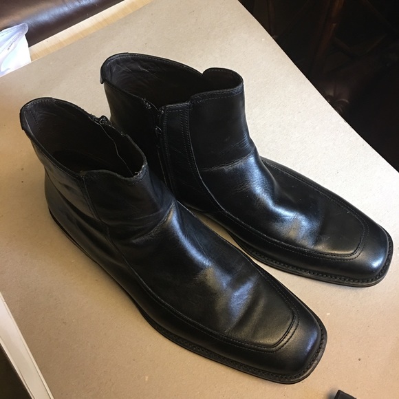 Aldo 💯Genuine Leather Ankle Boots Size 46 - Vero Cuoio - Picture 3 of 8